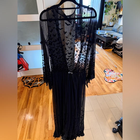 videnoir Other - Videnoir Black Sheer Bat robe